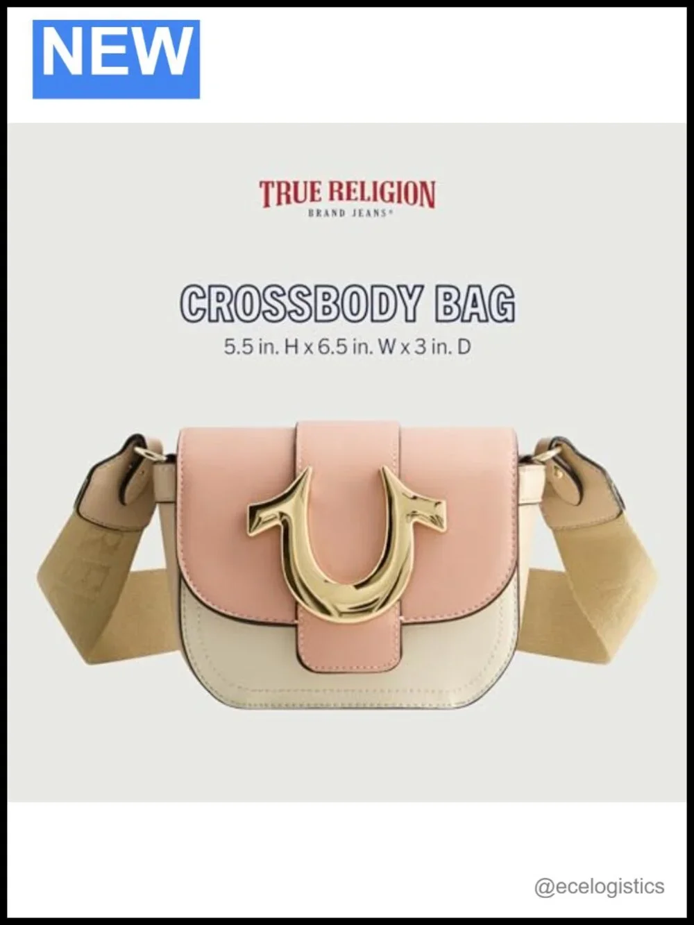 Women's Crossbody Bag Mini Flap Adjustable Shoulder Handbag Purse Horseshoe